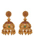 Gold Plated ADStudded Kempo Temple Radha Krishna Jewellery Set