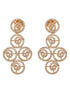 Gold plated AD Studded Statement Necklace jewellery Set