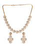 Gold plated AD Studded Statement Necklace jewellery Set