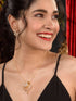 Gold Plated AD Studded Designer Locket Jewellery Set