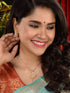 Gold Plated AD Statement Filgree Locket Jewellery Set