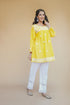 Rishita in Cotton Chikankari Short Kurta in Yellow