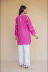 Shagun in Cotton Chikankari Short Kurta in Pink