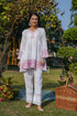 Cotton Chikankari Short Kurta in White