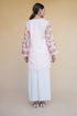 Asmeet in Kashmiri Aari Work Cotton Short Kurta – Pink