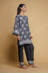 Printkari Poly Muslin Co-ord set in Black