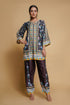 Printkari Poly Muslin Co-ord set in Black
