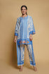 Printkari Poly Muslin Co-ord set in Blue