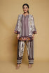 Printkari Poly Muslin Co-ord set in Mocha
