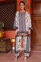 Printkari Poly Muslin Co-ord set in Mocha