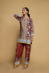 Amisha in Printkari Poly Muslin Co-ord set in Mocha Brown