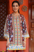 Printkari Poly Muslin Co-ord set in Mocha Brown