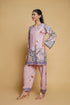 Printkari Poly Muslin Co-ord set in Pink