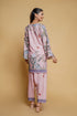 Printkari Poly Muslin Co-ord set in Pink