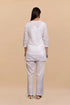 Cotton Chikankari Short Kurta in White