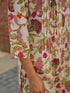 Floral Printed Pure Cotton Tunic With Trousers