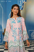 Printkari Poly Muslin Co-ord set in Pink & Sky Blue