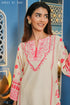 Printkari Poly Muslin Co-ord set in Off White PINK