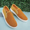 Women's Woven Design Slip-On Sneakers