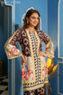 Printkari Poly Muslin Co-ord set in Brown Mulicolour