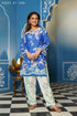 Printkari Poly Muslin Co-ord set in Royal BLUE