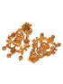 GoldPlated Green AD Embellished Shri Lakshmi Temple Choker Jewellery Set