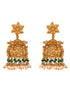 GoldPlated AD Embellished Enchanting Krishna Temple Choker Jewellery Set