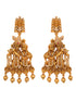 GoldPlated White AD Embellished Temple Radhe Krishna Choker Jewellery Set