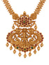 Saraf RS Gold Plated ADStudded Temple Lakshmi Long Haram Jewellery set