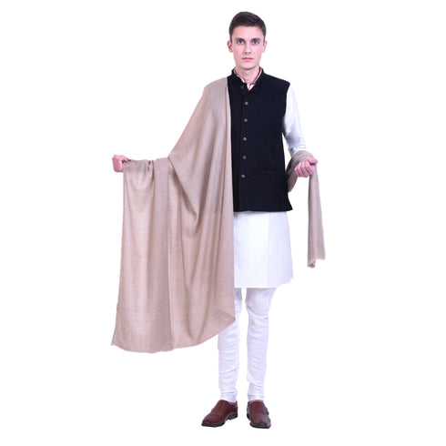Men's Light Weight 100% Fine Wool Shawl