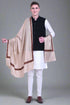 Men's Hand Embroidered Wool Shawl