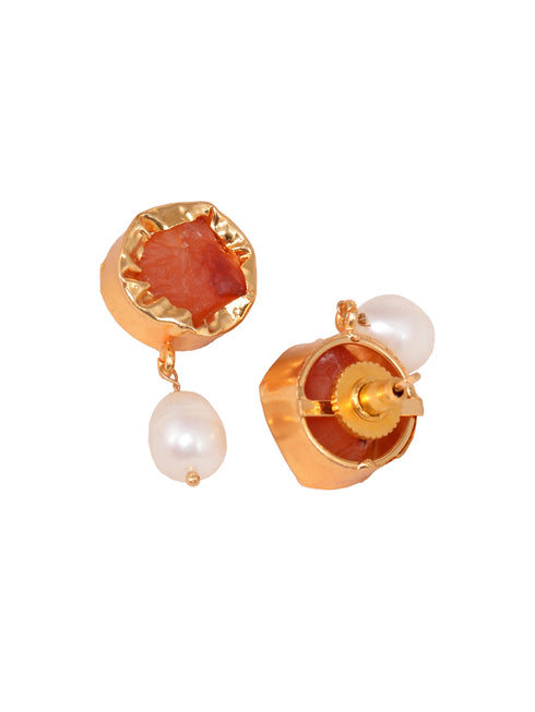 24K Gold plated uncut AD studded Jewellery Set