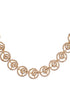 Gold plated AD Studded Statement Necklace jewellery Set