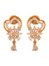 Gold Toned AD Heart Shaped Designer Locket Jewellery Set