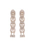 Silver Toned AD Studded layered Necklace jewellery Set