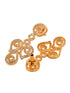 Gold Toned AD Designer Minimal Necklace Jewellery Set