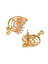 Gold Plated AD Statement Filgree Locket Jewellery Set