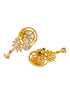 Gold Toned AD Filgree Locket Jewellery Set