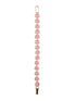 Rose Gold Toned Pink AD Statement Wrap Around Bracelet