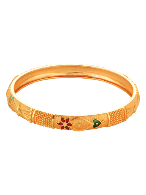 Set of 2 Gold Plated Filgree Handcrafted Bangles