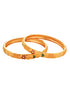Set of 2 Gold Plated Filgree Handcrafted Bangles