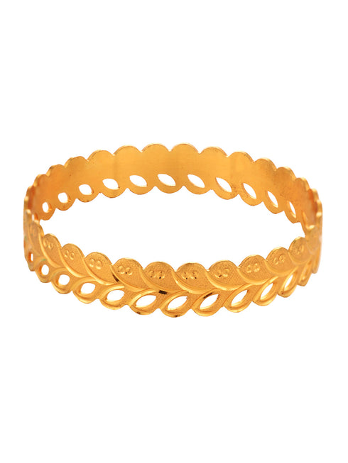 Set of 2 Gold Plated Filgree Handcrafted Bangles