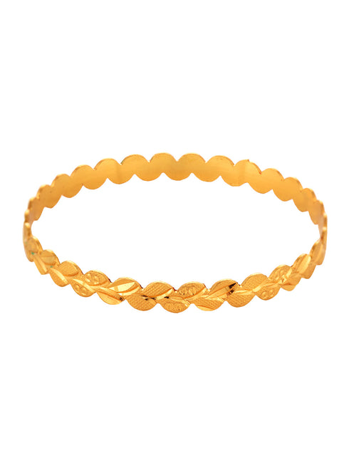 Set of 2 Gold Plated Filgree Handcrafted Bangles