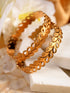 Set of 2 Gold Plated Filgree Handcrafted Bangles