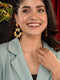 GoldToned Contemporary Drop Earrings