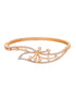 Gold Plated AD studded Statement Bracelet