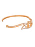 Gold Plated AD studded Statement Bracelet