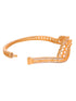 Gold Plated AD studded Modern Statement Handcrafted Bracelet