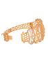 Gold Toned AD Studded Luxe Handcrafted Bracelet