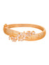 Gold Toned AD studded Floral Designer Handcrafted Bracelet